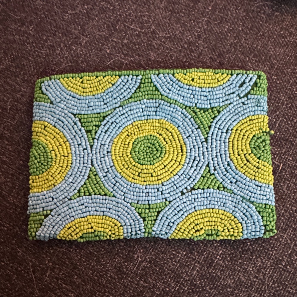 Handcrafted Perfect For Spring! Beaded Clutch - B… - image 4